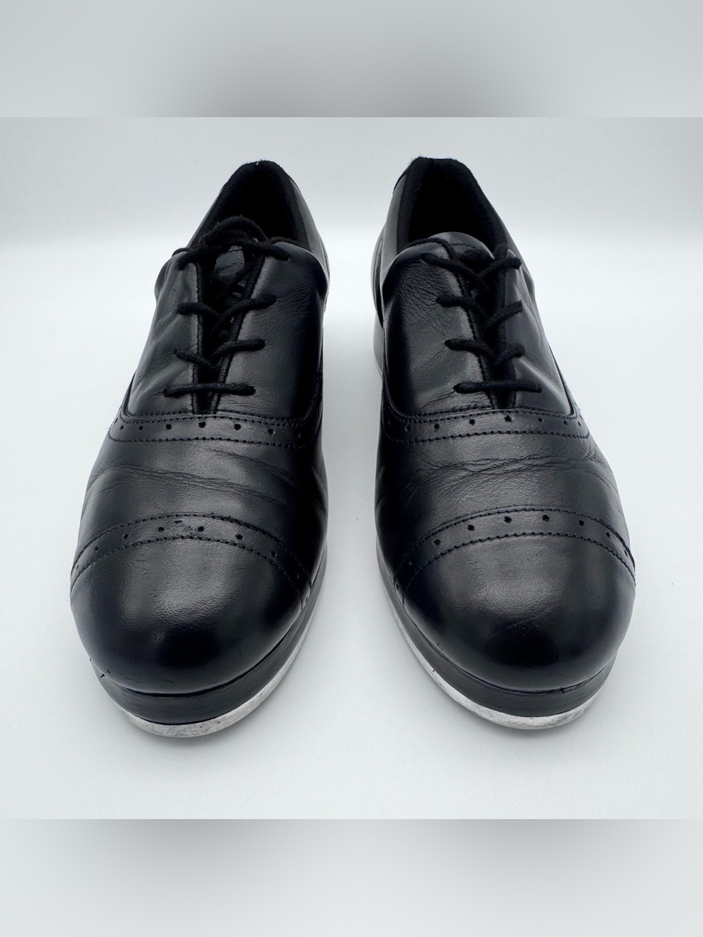Bloch Jason Samuels Smith Professional Black Leather Tap Shoes Women's Size 9 - Picture 3 of 7